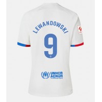 Billiga Barcelona Robert Lewandowski #9 Borta fotbollskläder 2023-24 Kortärmad